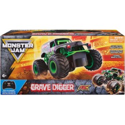 Monster Jam, Monster Truck télécommandé officiel Grave Digger, échelle 1:24, 2,4 GHz, jouets pour enfants pour garçons et filles à partir de 4 ans