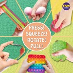 FunKidz Fidget Box pour filles et garçons, pack de jouets sensoriels mystère pour soulager le stress, cadeaux de fête pour enfants, prix de classe, voyage, camping avec étui portable