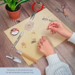 The Beadsmith Ensemble de tapis de perles – Tapis de travail double face, lot de 3, 27,9 x 35,6 cm chacun, lavables, sans plis, texture douce semblable à de la mousse